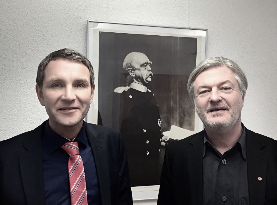 Höcke, Bismarck, Elsässer beim COMPACT-Interview (erschien in COMPACT-Magazin 2/2015). 